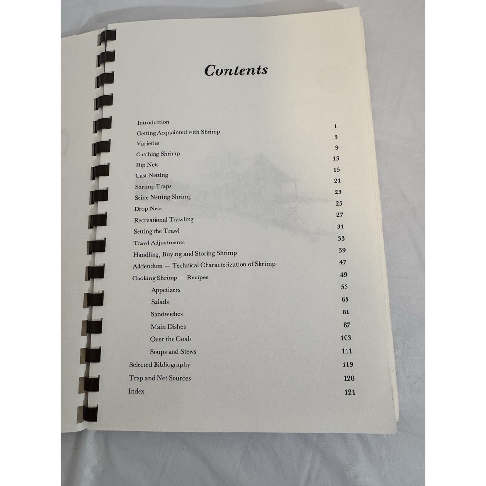The Art Of Catching And Cooking Shrimp Cookbook Walther Fenwick Island 1993 VTG - Picture 3 of 5
